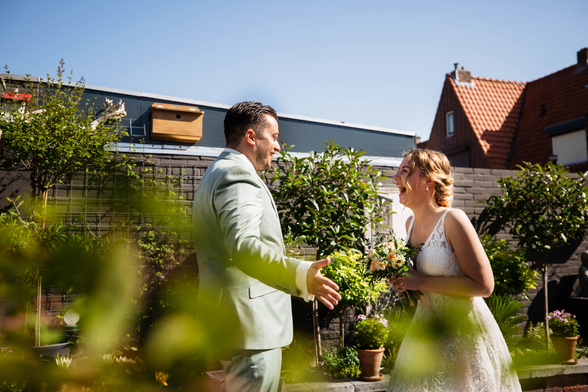 Firstlook Bruidspaar Trouwdag