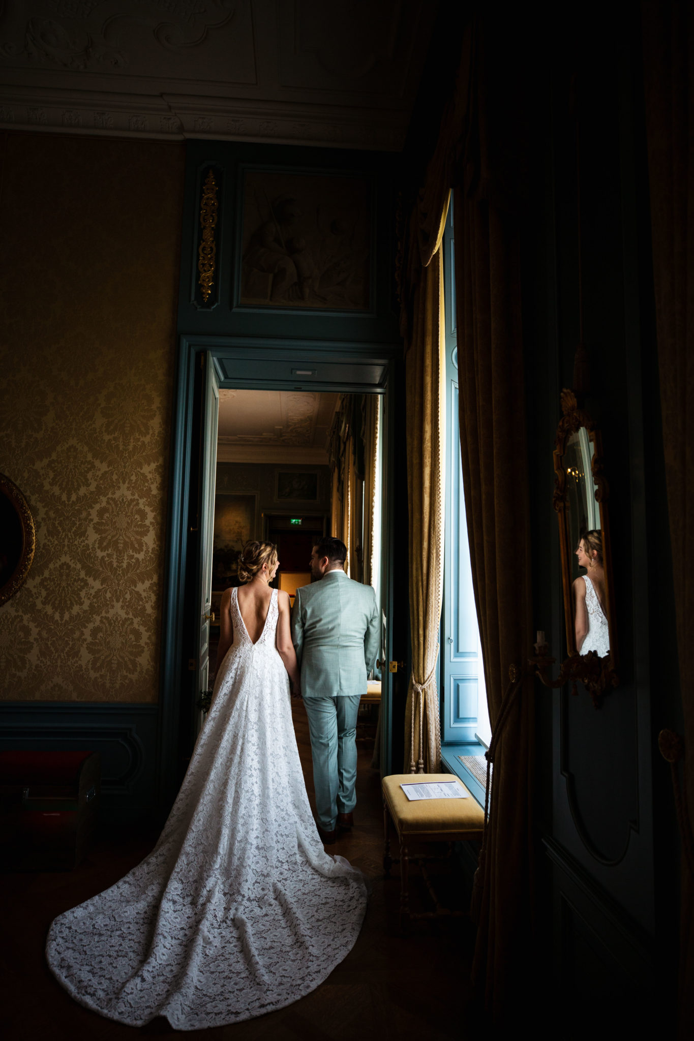 Fotoshoot bruiloft Markiezenhof