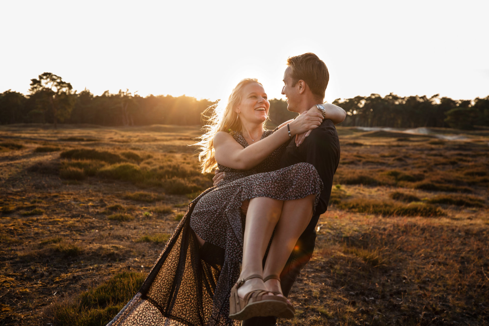 Fotoshoot Zonsondergang