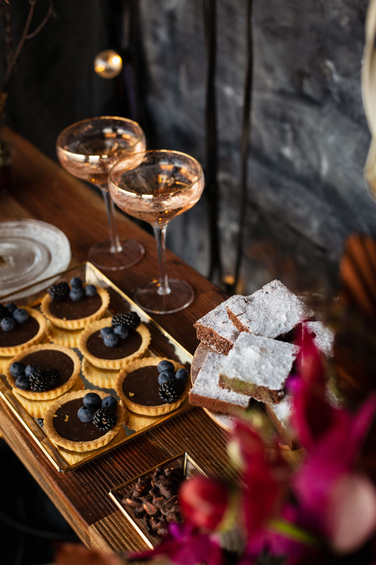 Winter bruiloft sweet table