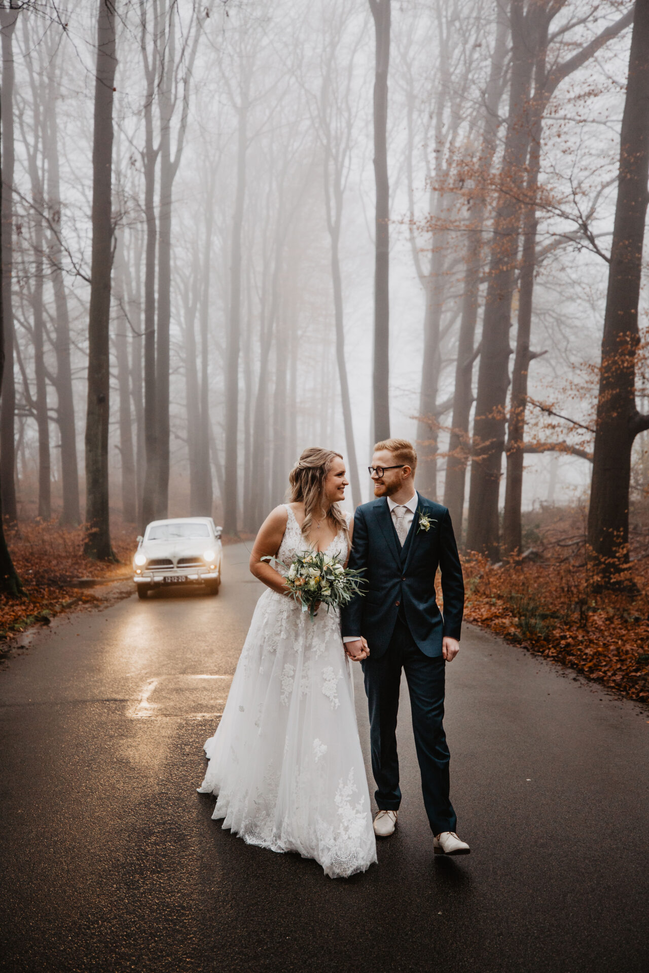 Bruidsfotografie mist