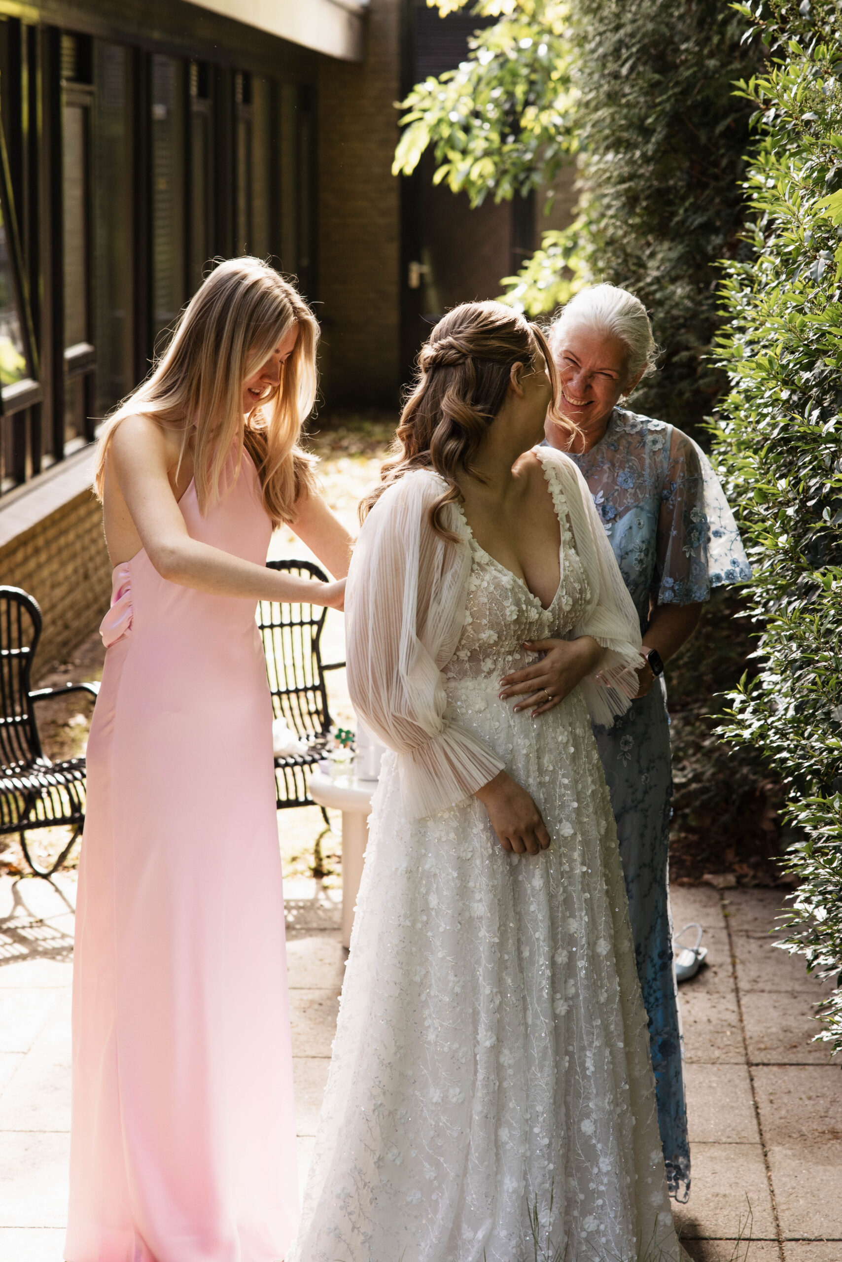 getting ready bride